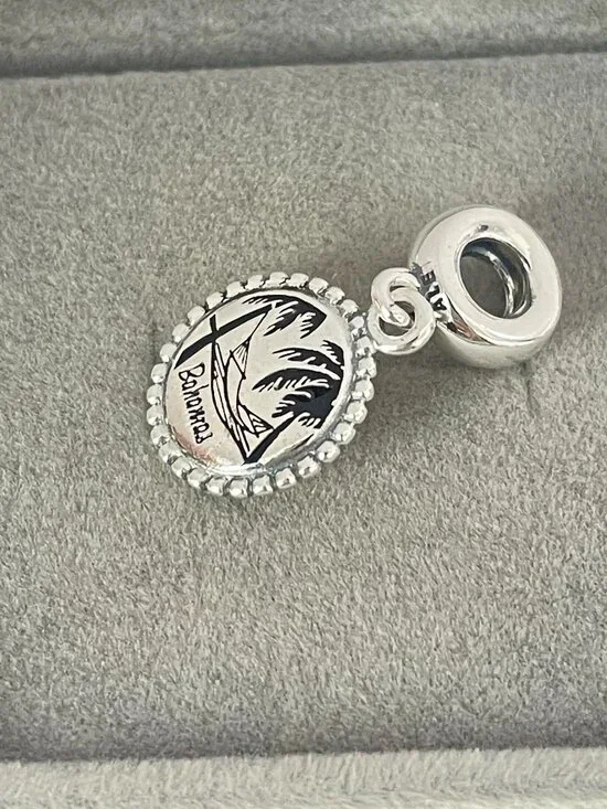 Pandora Bahamas Beach Coconut Trees Charm - Picture 3 of 4